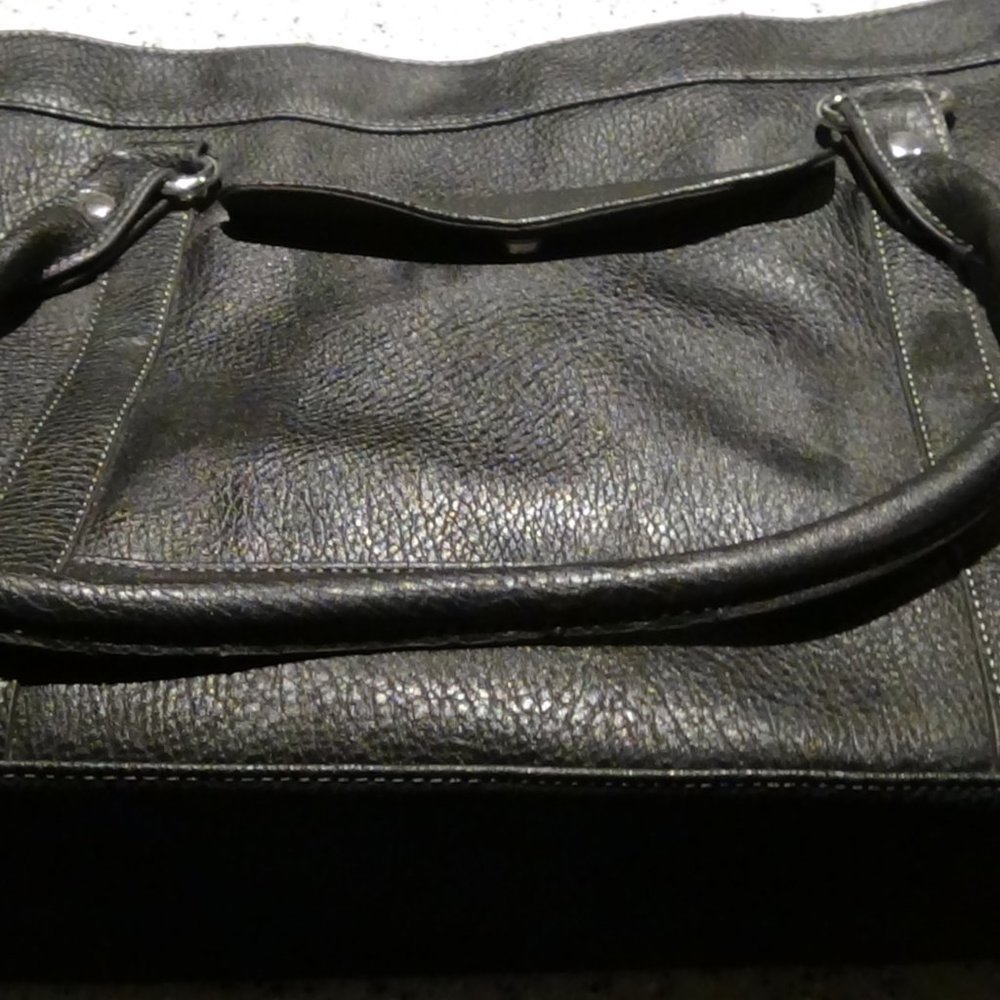 Large bag with computer case attached